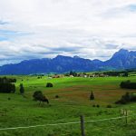 Bayrische Landschaft bei Hopfen am See