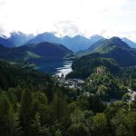 Blick vom Schloss Neuschwanstein auf den Alpsee