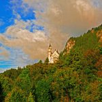 Das Schloss Neuschwanstein im Sonnenlicht