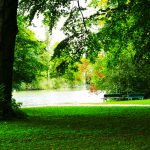 Stille im Englischen Garten in München