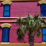 Typische Hausfassade in Amelia Island (Florida)