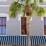 Historische Hausfassade in Amelia Island (Florida)