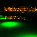 Wasserillumination im Oceans Edge Resort & Marina nahe Key West in Florida