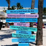 Zugang zur Southernmost Beach in the Continental USA in Key West (Florida)