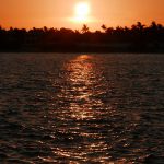 Sonnenuntergang am Mallory Square in Key West (Florida)