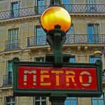 Métroschild in Paris