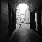 Die Rue Bergère in Paris