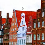 Typische Häuserfront in Lüneburg
