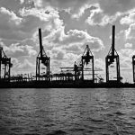 Kräne im Hamburger Containerhafen
