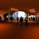 Wartebereich vor den Konzertsälen der Elbphilharmonie in Hamburg